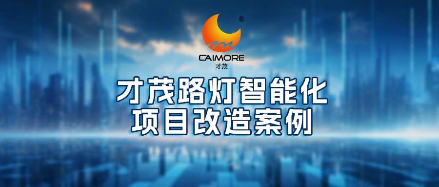 案例 | 才茂助力路燈智能化項(xiàng)目改造，實(shí)現(xiàn)道路照明節(jié)能智慧升級