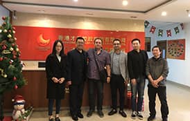 澳大利亞客戶來(lái)我司訪問(wèn)并與我司簽訂合作訂單